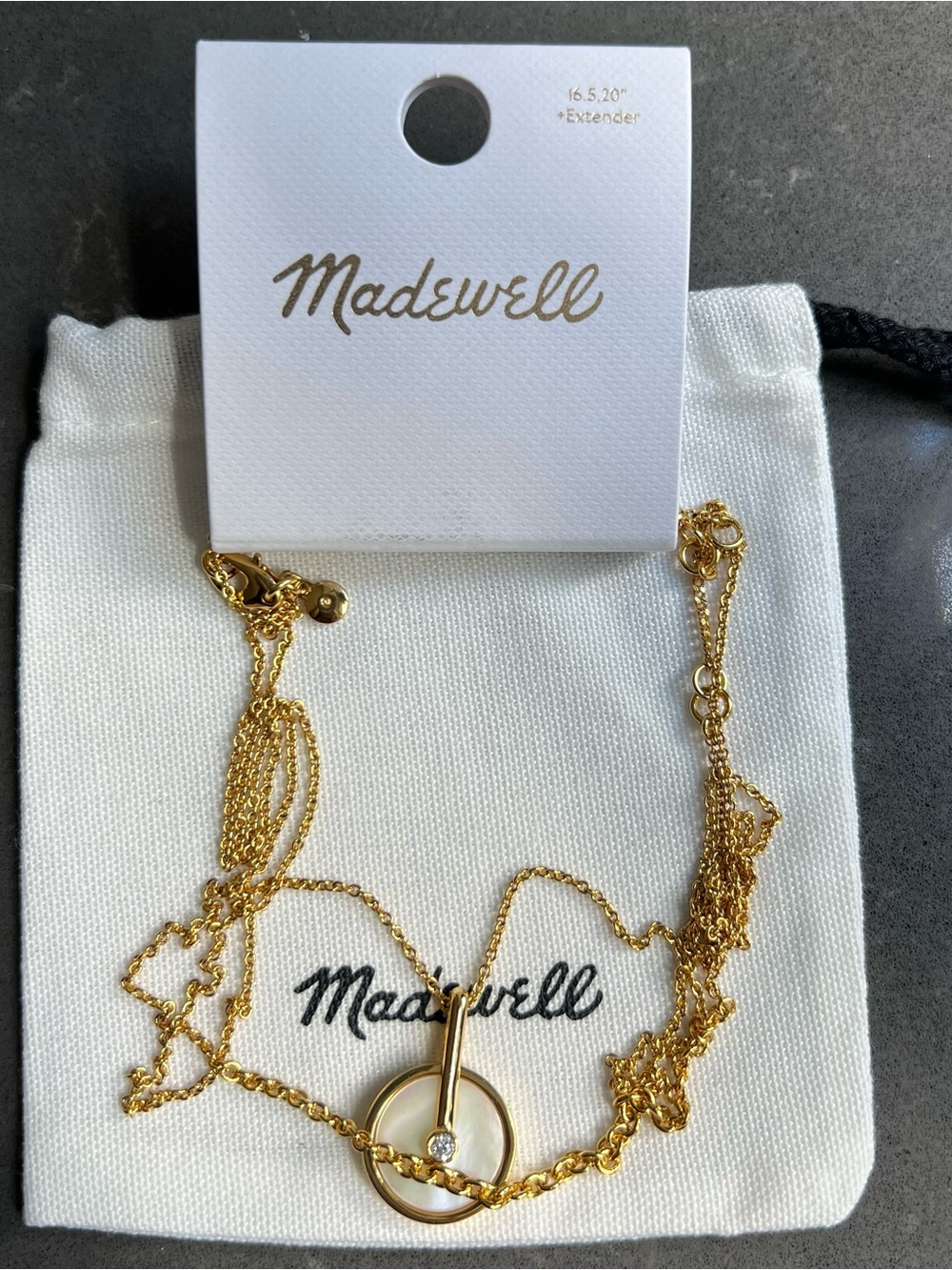 Madewell Two-Pack Stone Inlay Coin
Necklace Set - Picture 6 of 9